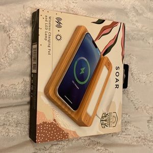 Wireless charging pad and led light